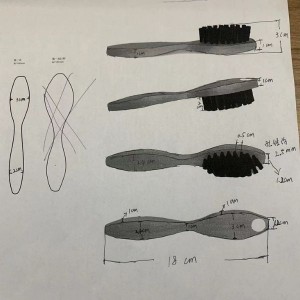 handle shoe brush